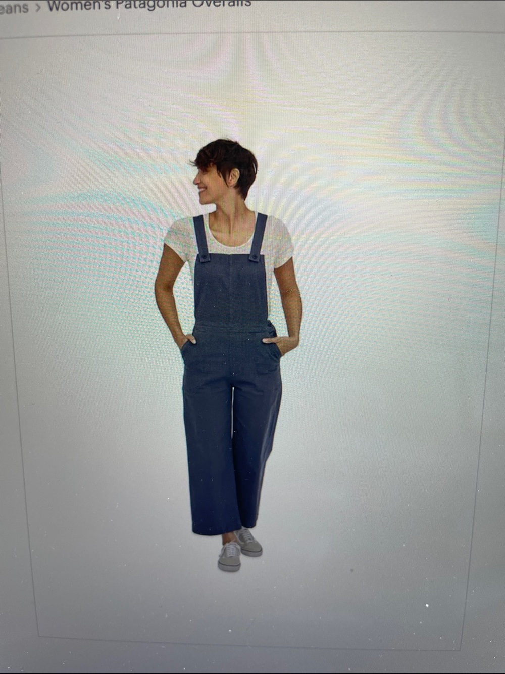 Patagonia Women’s Stand Up Cropped Overalls sz 4